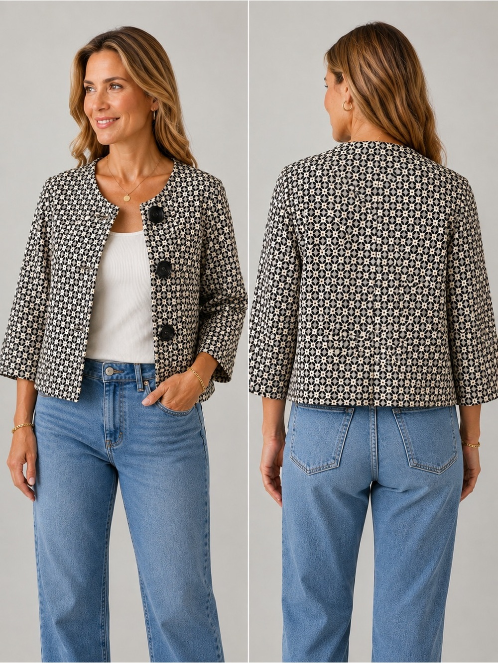 Max Studio Swing Jacket Small